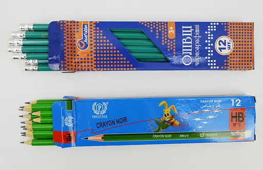 Карандаш графитовый гибкий J. Otten, металлический держатель, 12 шт. в упаковке