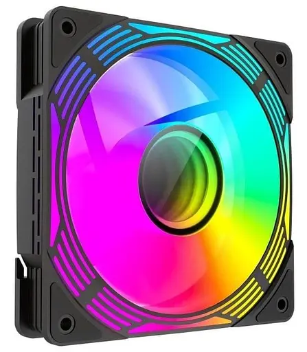 Вентилятор GameMax 120mm*3 KIT ARGB fan (функція ре версу) KF300R BK (KF300R BK) - фото 2