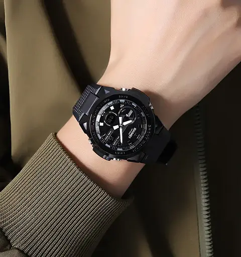 Часы мужские наручные спортивные Skmei 2105 (Черный) - фото 4