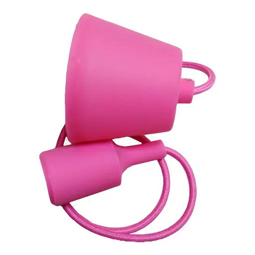 Светильник силиконовый ART-LOFT E27 розовый LUMANO - фото 1