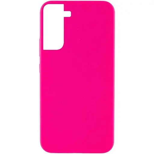 Чохол Silicone Cover Lakshmi (AAA) для Samsung Galaxy S21 FE Рожевий / Barbie pink
