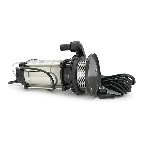 Занурювальний насос 750W 220V до 1.5 м³/год підйом до 18 м 25 мм нержавіюча сталь 410х200х235 мм 7,67 кг. + перехідник - фото 2