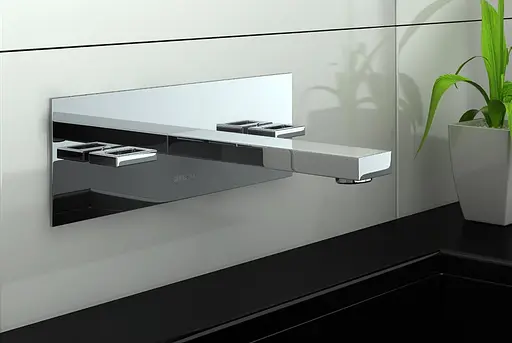 Смеситель для умывальника Kohlman Nexen chrome + BOX скрытого монтажа QW195U Хром - фото 2