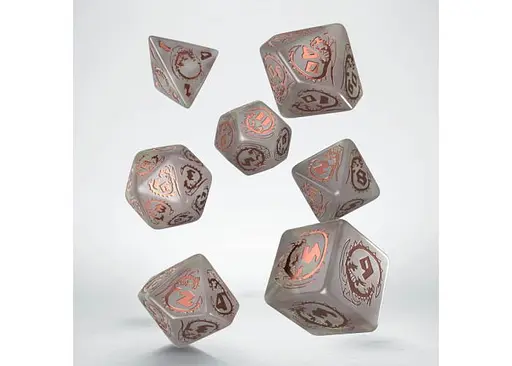 Набір кубиків Dragons Dice Set: Quartz , 7 шт. (SDRA09) - фото 2