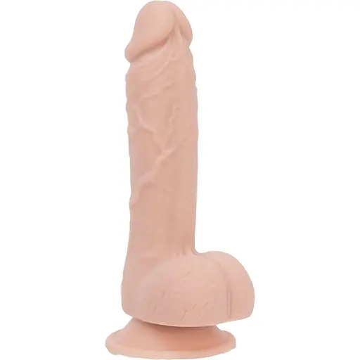 Фалоімітатор Addiction - Mark 7.5 Dildo With Balls, Beige