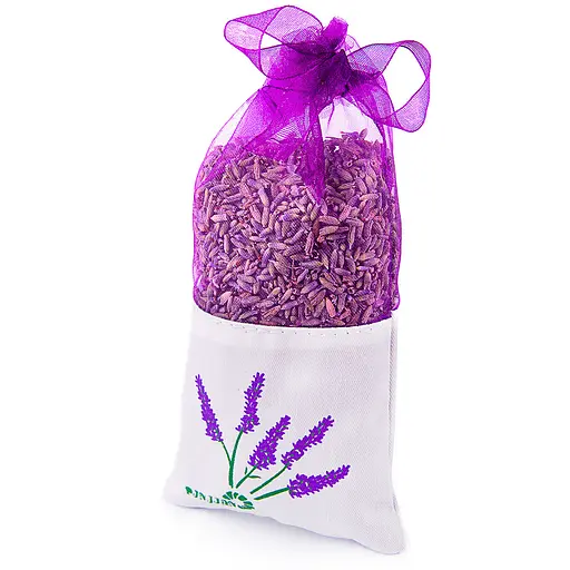 Саше Hand Made с лавандой в мешочке из хлопка и органзы Светлое 20 г (1007-02)