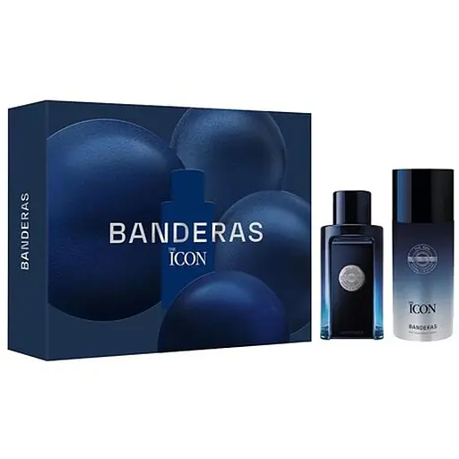 Набір для чоловіків Banderas The Icon: Туалетна вода 100 мл + Парфумований дезодорант-спрей 150 мл