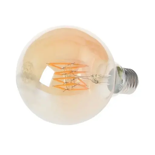 Лампа Brille світлодіодна LED 8W E27 COG WW G95 Amber 220 В