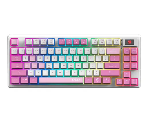 Клавіатура ігрова механічна MSI FORGE GK-600 W TKL Wireless, EN/UKR/RU, RGB VIOLET