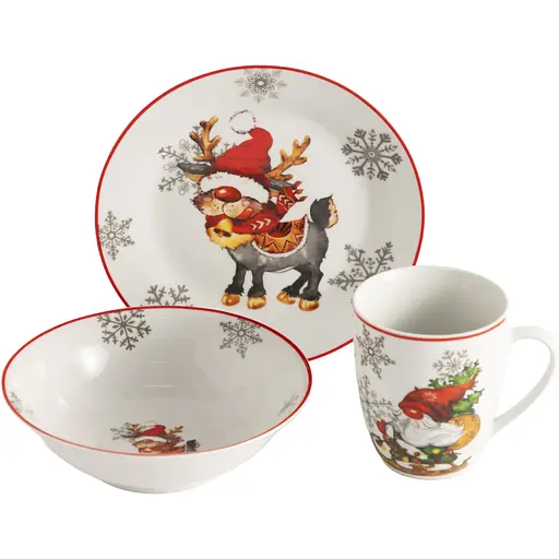 Набор посуды детский Limited Edition NY Fawn 3 предмета (TRSC-HD5022-BT01)