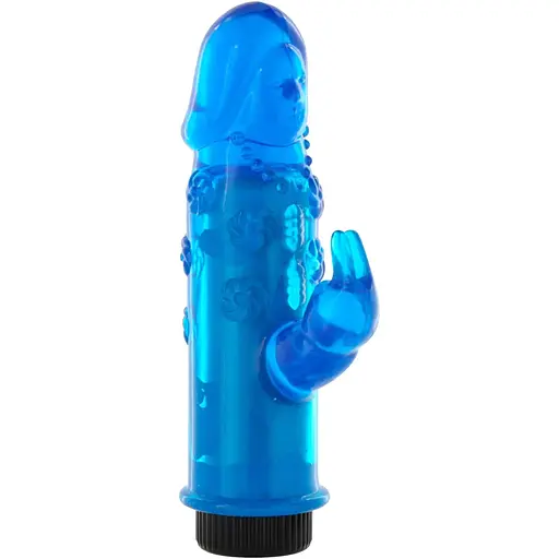 Вібратор-кролик Seven Creations Mini Rabbit Vibe 12.5 см блакитний