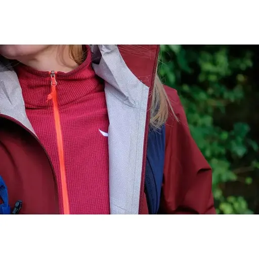 Куртка Salewa Puez Aqua 4 2.5L PTX Jacket W M Бордовый (1054-013.012.0538) - фото 8