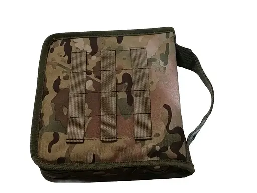 Сумка-патронташ на 80 набоїв закритий для 338 LM, 338 NM, 300 NM, 3006 GEN 3 мультикам з карманом та моллі - фото 5