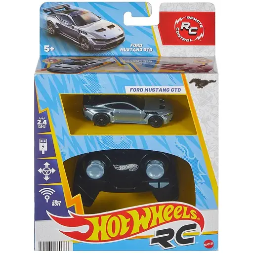 Машинка на радиоуправлении Hot Wheels Ford Mustang GTD 1:64 (JBH04) - фото 4