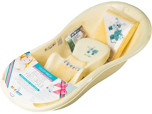 Ванна з набором аксесуарів Tega Baby 102 см yellow - фото 1