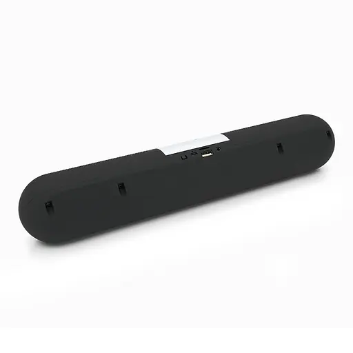 Колонка Kisonli LED-906 Bluetooth 5.0, 2х5W, 1800mAh, USB/TF/BT/FM/AUX, DC: 5V/1A, Black + Silver, BOX, Q40 - фото 3