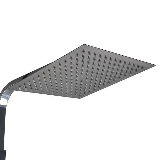 Душевая система TOPAZ LEXI TL 21105-H57 хромированная для ванной комнаты с верхним душем и смесителем - фото 2