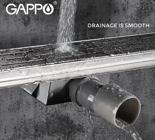 Душевой трап Gappo 900 мм нержавеющая сталь сатин G89007-1 - фото 3
