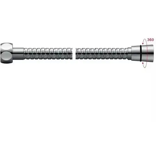 Душевой шланг Gappo 1500 мм, хром G46 - фото 1