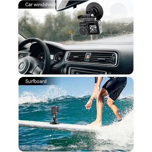 Крепление aMagisn AM16-A для GoPro/DJI Action на многоразовой клеевой основе (144273) - фото 5