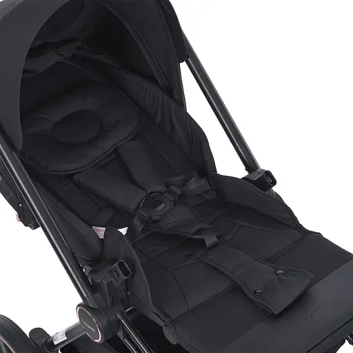 Детская универсальная коляска-книга 2 в 1 El Camino ME 1091-B Persona Black Art Черная - фото 9