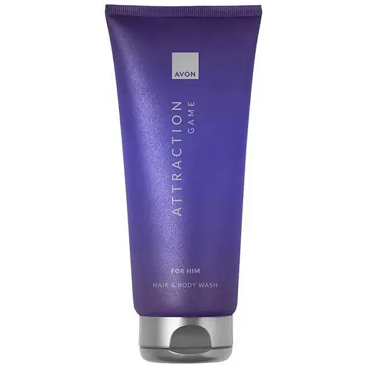 Шампунь-гель для душу Avon ATTRACTION GAME 200мл (158511441) - фото 1