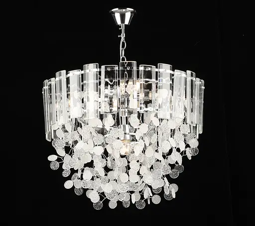 Люстра подвесная хрустальная S2498/6, Хром