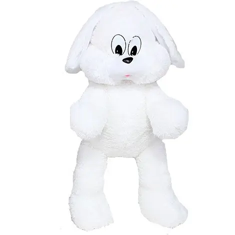 М'яка іграшка Alina зайчик Сніжок 65 см білий