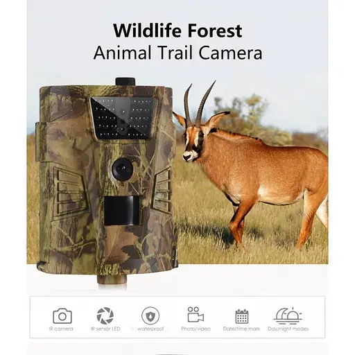 Фотоловушка HT001B Камера с датчиком движения и ночной съемкой 12Mp 850nm IP54 - фото 5