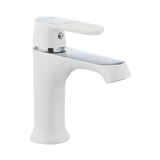 Змішувач для умивальника Mixxus Premium Tiger 001 white MI0570 Білий матовий - фото 1