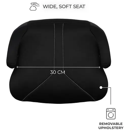 Автокрісло-бустер Kinderkraft i-Boost 2 Black (KCIBOO02BLK0000) - фото 3