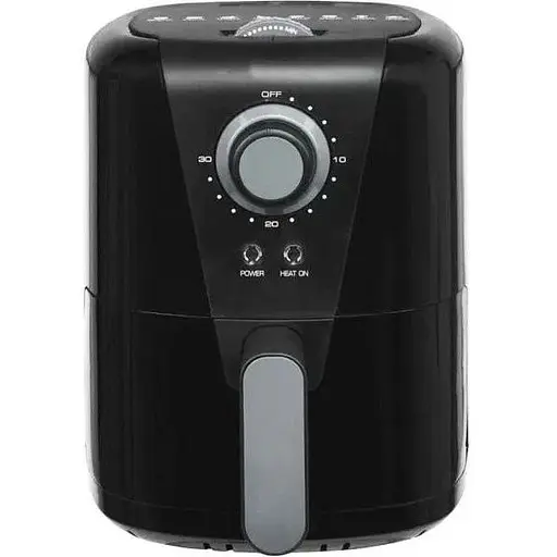 Аэрофритюрница электрическая безмасляная Crownberg CB-5541 с таймером на 1.5 л 1200 Вт Черный - фото 1