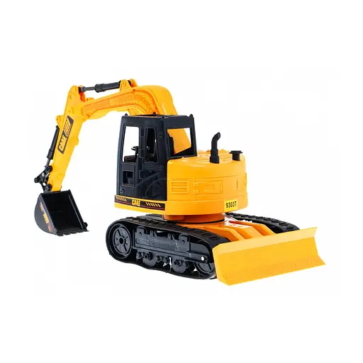 Екскаватор на управлінні зі звуком жовтий - фото 3
