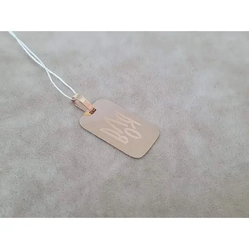 Золота підвіска Favoritum Воля для гравіювання. 310048_Воля - фото 2