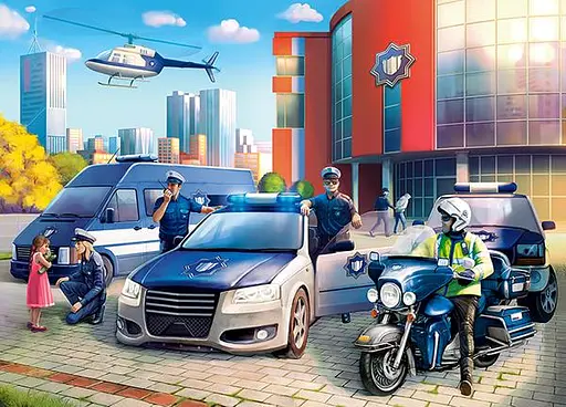 Пазлы Castorland Полицейский участок, 120 элементов, 32x23 см, B-13562