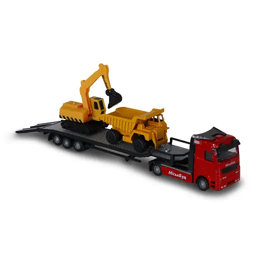 Ігровий набір Автоперевізник TechnoDrive 541757.270 самоскид, екскаватор - фото 7