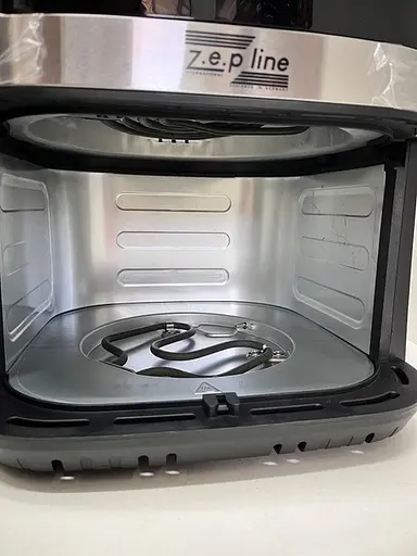 Аерофритюрниця безмасляна Zepline ZP-109A на 10.5л електрична з сенсорним керуванням 3500Вт Чорний - фото 3