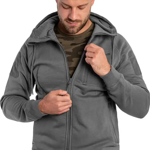 Флисовая кофта Pentagon Leonidas 2.0 Tactical Sweater L Wolf Grey - фото 4
