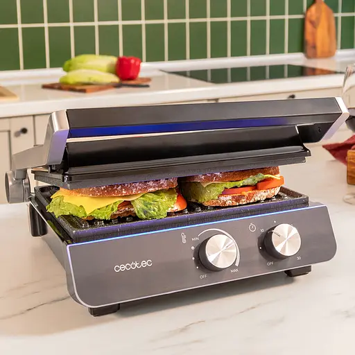 Гриль электрический CECOTEC Rock&nGrill Blaze Neon - фото 7