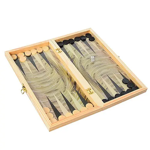 Набір настільних ігор "Шахи 3 в 1" Bambi 28ACD-1 - фото 2