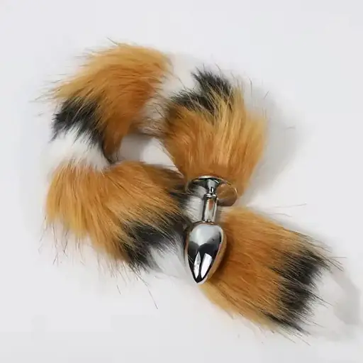 Анальна пробка з хвостом лисички - фото 3