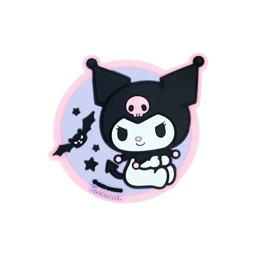 Бейдж на липучці Kite Kuromi 6.5x7.2x0.4 см (HK26-3011-2) - фото 2