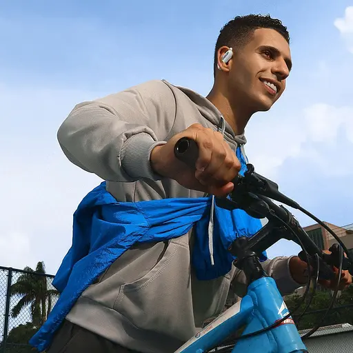 Навушники бездротові Baseus Eli Fit Open-Ear True білі (A00073200213-00) - фото 8