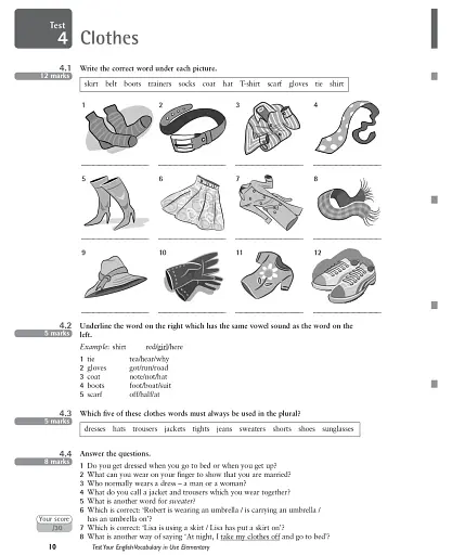 Test Your English Vocabulary in Use Elementary with Answers 2nd Edition - фото 5