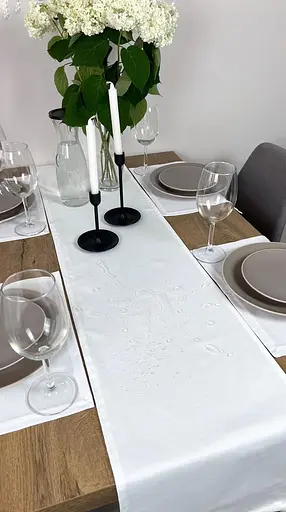 Комплект Дорожка водоотталкивающая Белый однотон 380х40 см 4 шт. - фото 7