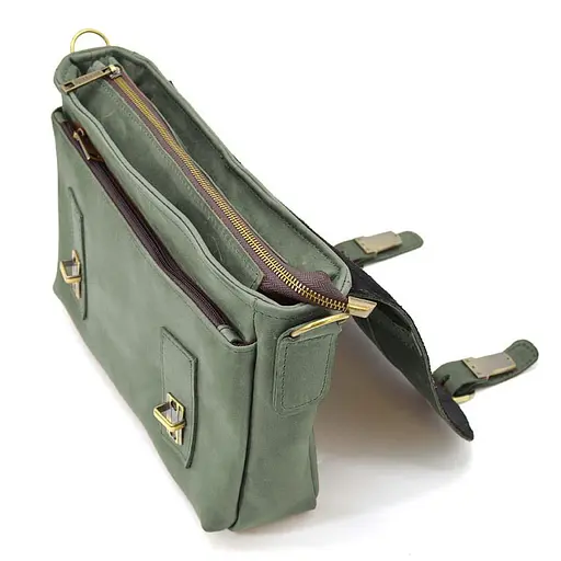 Мужская сумка-портфель на плечо с ручкой TARWA 32х25х7 см sum0028197 - фото 9