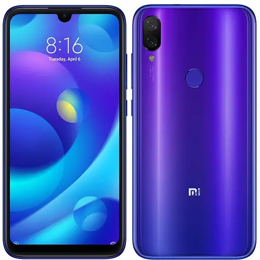 Смартфон Xiaomi Mi Play 4/64GB Blue Global Rom Refurbished