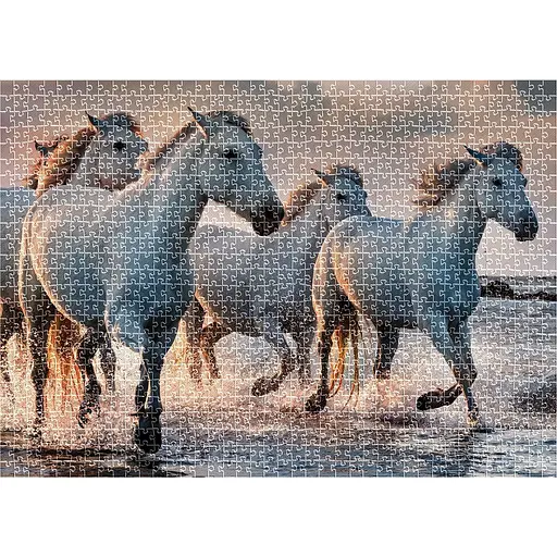 Пазлы трехслойные Interdruk Horses 4, 1000 шт. (384997) - фото 3