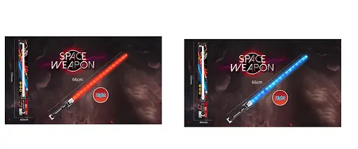 Меч 656A-9/10 на батарейках, свет, на планшете (6982999410197) МИКС - фото 4