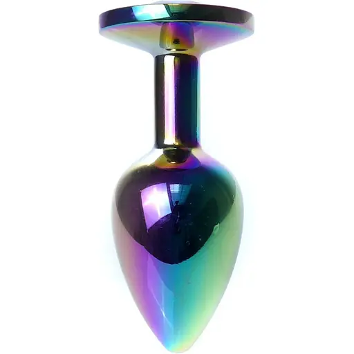 Анальна пробка Boss Of Toys Boss Series - Jewellery MulticOlour Plug Clear S, BS6400116, Радуга - фото 6